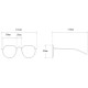 Fashion Black Lens Sunglasses